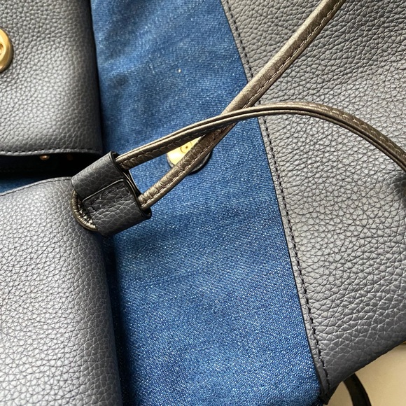 Coach denim backpack for women NEW main image 4